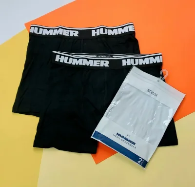 Set de boxer Hummer para caballero color negro