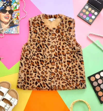 Chaleco Favlux Fashion para dama diseño animal print