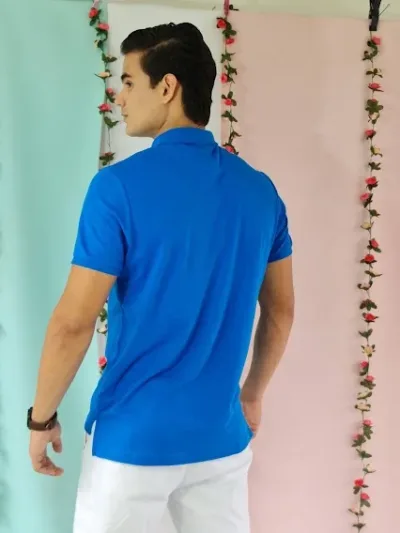 Camiseta U.S Polo para Caballero color Azul