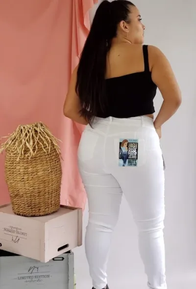 Pantalón Wax Jean para dama color blanco