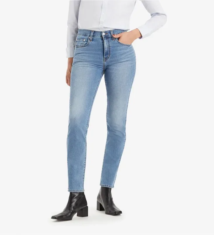 Jeans Levis para dama 724 0278 High Rise Slim Straight