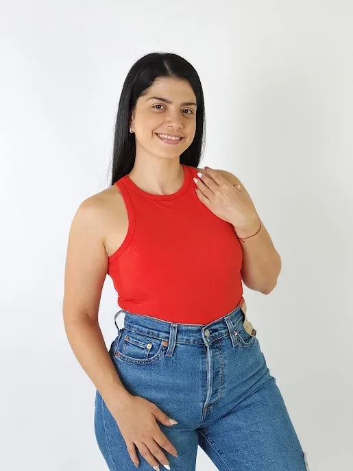 Blusa para dama color rojo