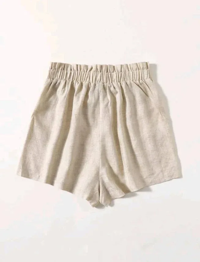 Short para dama color beige