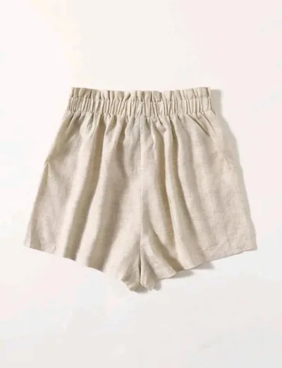 Short para dama color beige