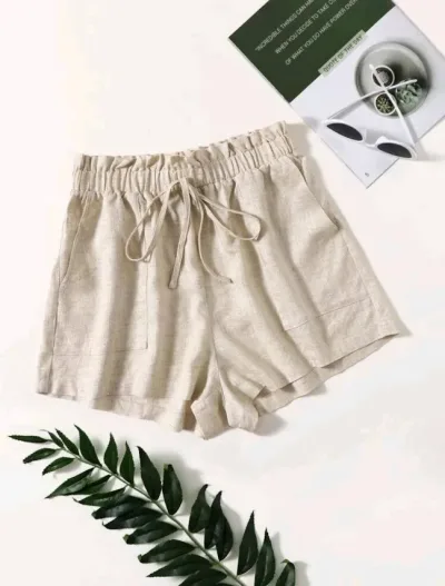 Short para dama color beige