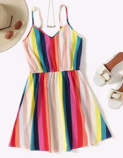 Vestido para dama multicolor