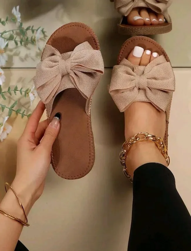 Sandalias para dama color Albaricoque