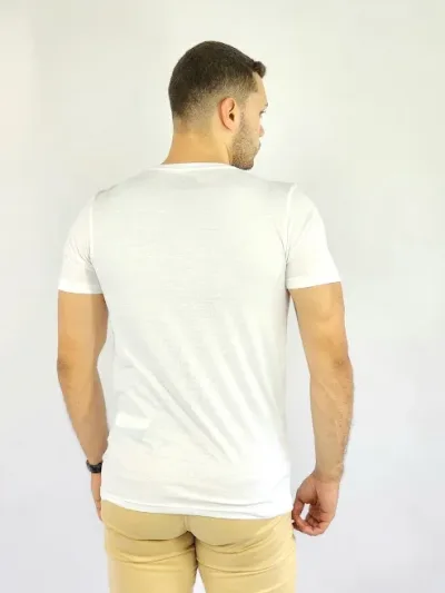 Camiseta para caballero diseño tropical