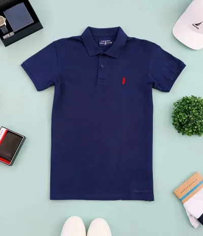 Camiseta Cambrige Polo Club para Caballero color azul oscuro