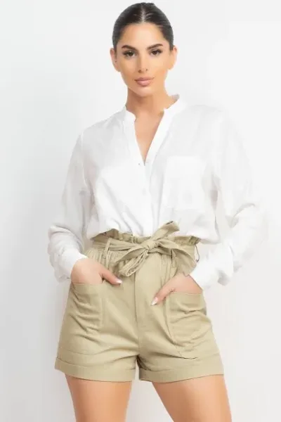 Blusa manga larga para Dama color Blanco.