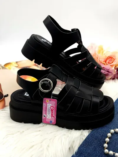 Sandalias Coral para dama Gema Black Pu