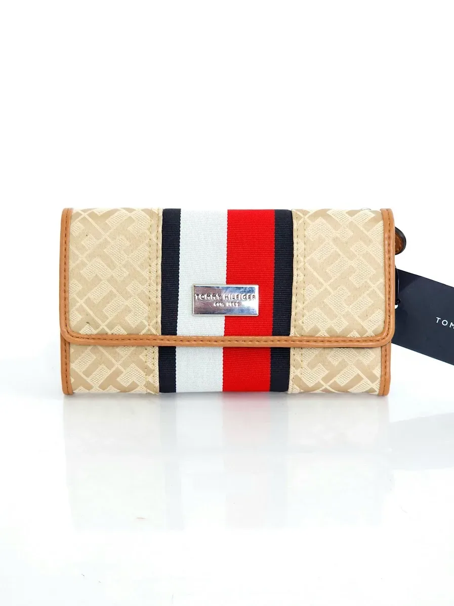 Cartera Tommy Hilfiger para Dama color beige
