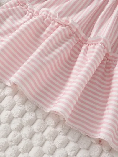 Vestido para niña de rayas