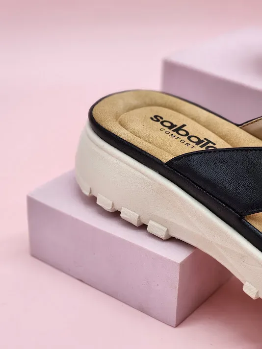 Sandalias Sabata para dama loren-2511 BLACK