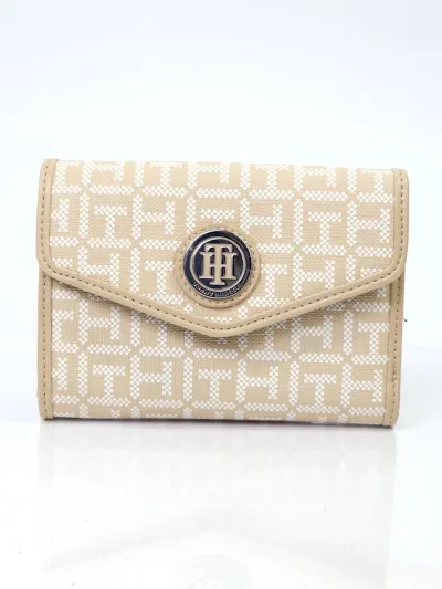 Cartera Tommy Hilfiger color beige