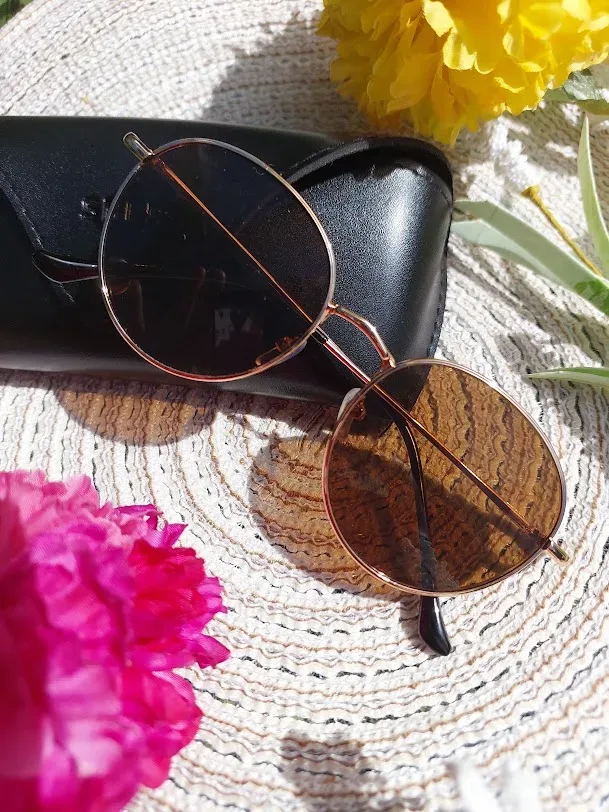 Lentes para dama color café