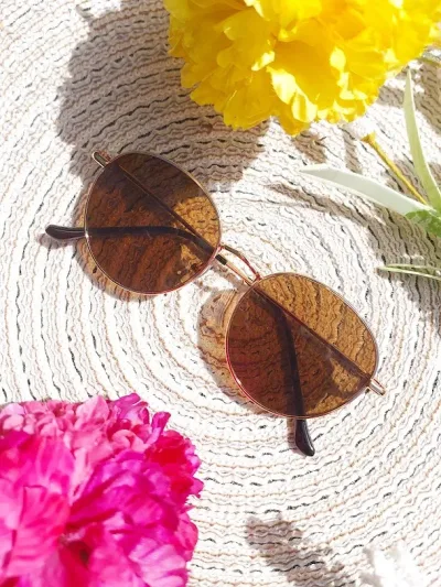Lentes para dama color café