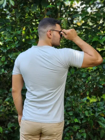 Camiseta para caballero Estivaneli color gris