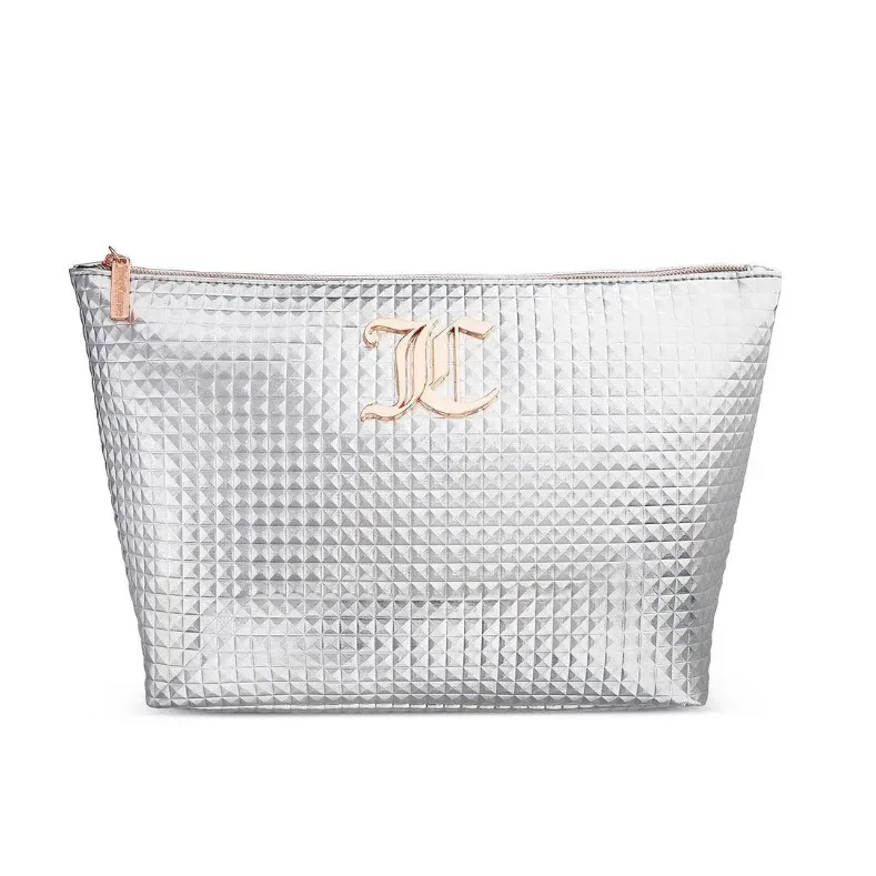 Cosmetiquera Juicy couture color plateada