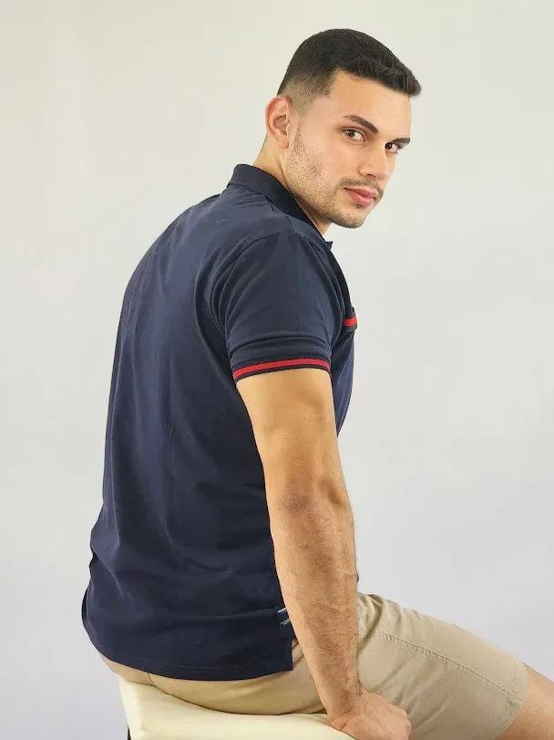 Camiseta Hummer para caballero color azul oscuro