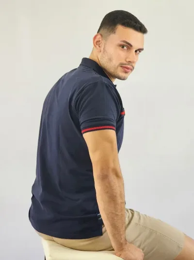Camiseta Hummer para caballero color azul oscuro