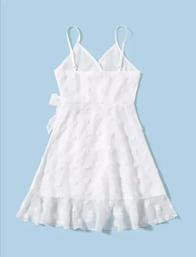 Vestido para niña color blanco