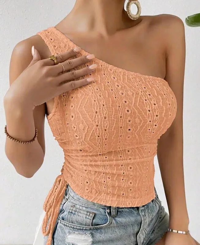 Blusa para dama color naranja coral