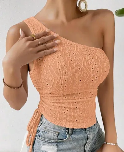 Blusa para dama color naranja coral