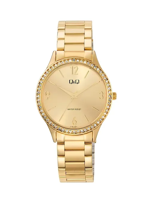 Reloj Q&Q para dama Q75B-008PY COLOR DORADO
