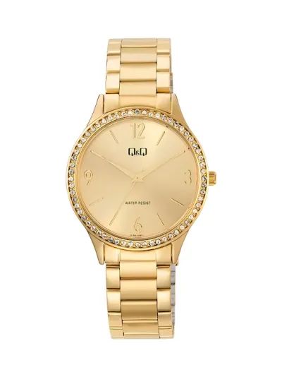 Reloj Q&Q para dama Q75B-008PY COLOR DORADO