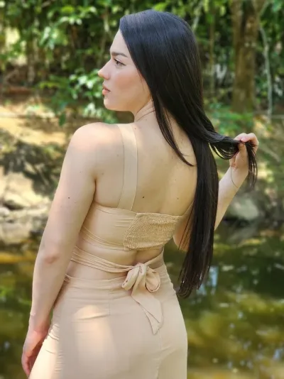 Vestido Cocoa Blue para dama color beige