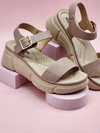 Sandalias Sabata para dama loren-2502 TAUPE