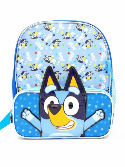 Salveque Bluey para niños color celeste