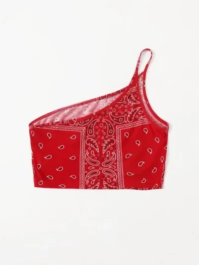 Top para dama color rojo