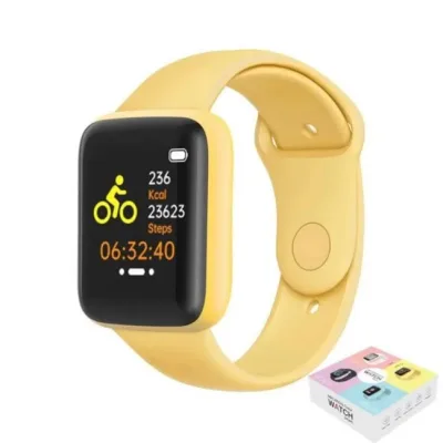 Reloj Inteligente color Amarrillo.