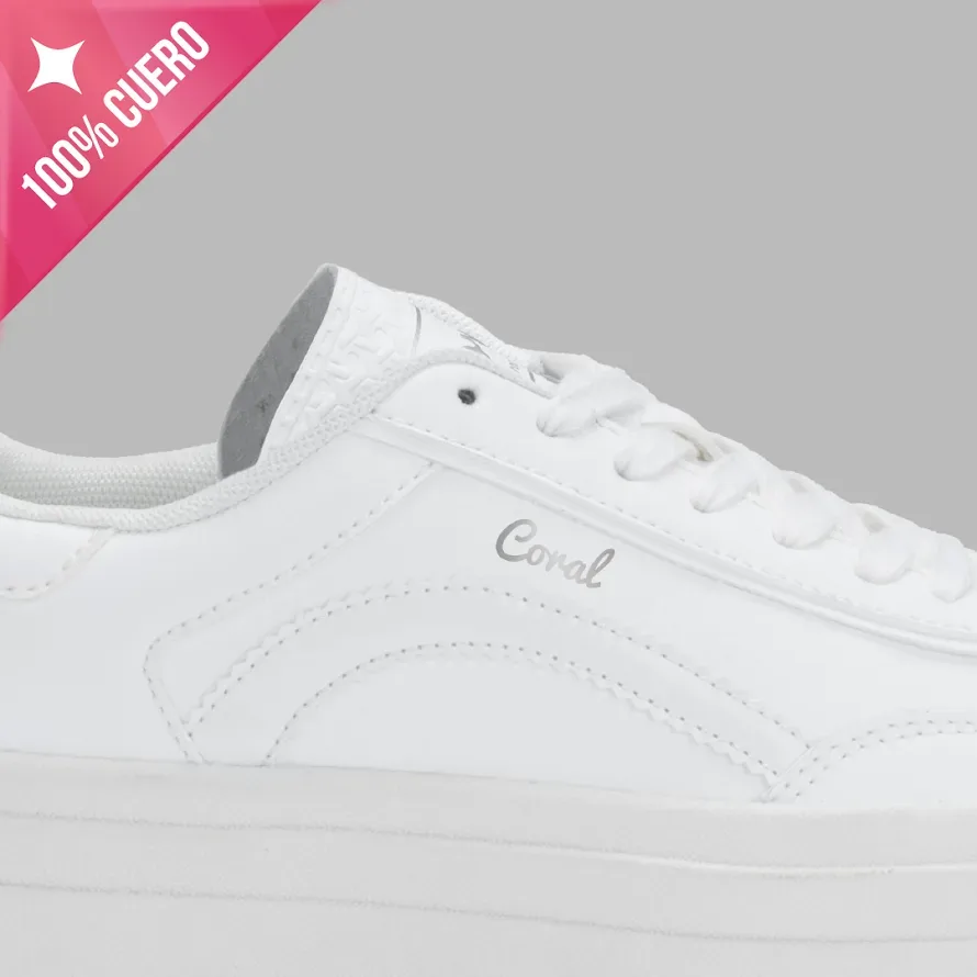 Tenis Coral NAOKO 2 WHITE para dama
