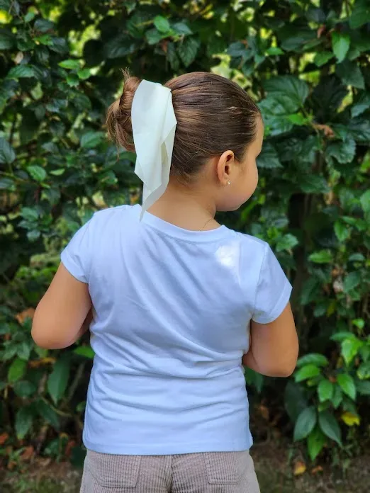 Blusa Tommy Hilfilger para niña color blanco
