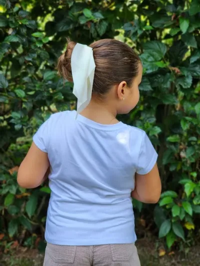 Blusa Tommy Hilfilger para niña color blanco