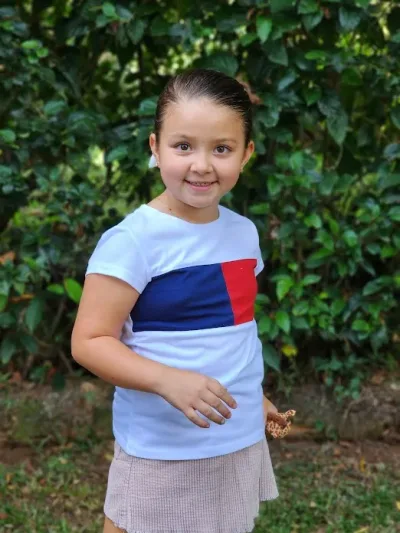 Blusa Tommy Hilfilger para niña color blanco