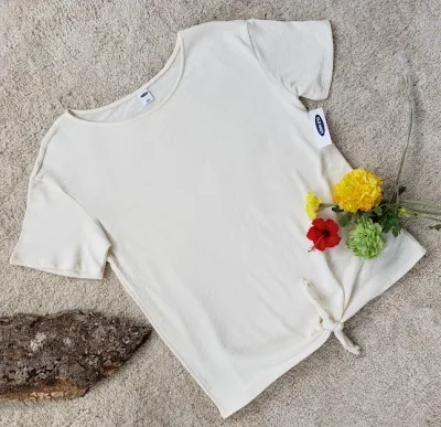 Blusa Old Navy para dama color blanco hueso