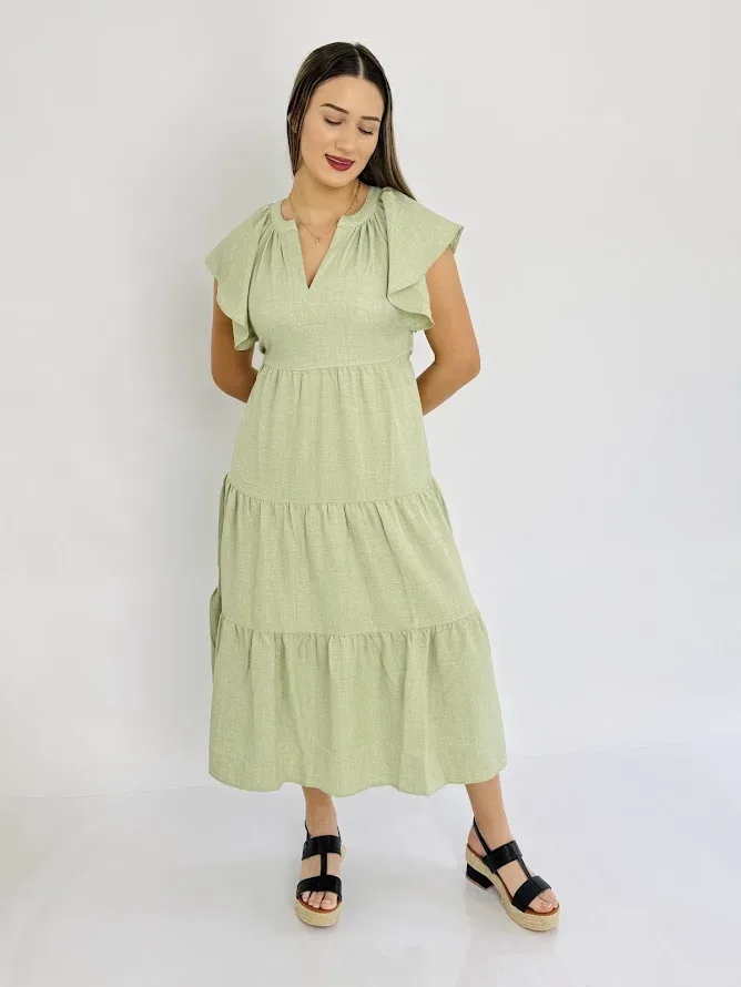 Vestido Color verde para Dama