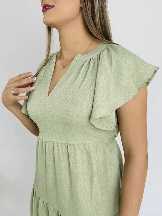 Vestido Color verde para Dama