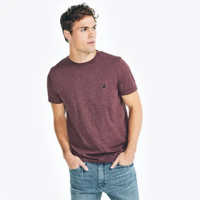 Camiseta Náutica para caballero color vino