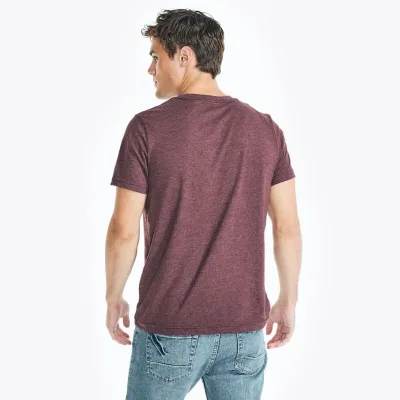 Camiseta Náutica para caballero color vino