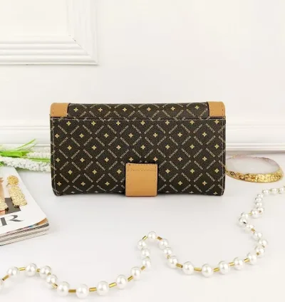 Cartera para dama color negro y camel
