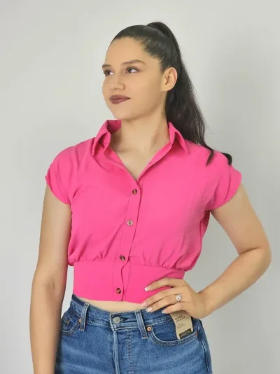 Blusa para dama color fucsia