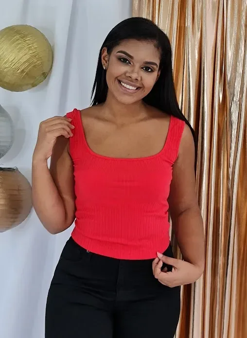 Blusa para dama color rojo
