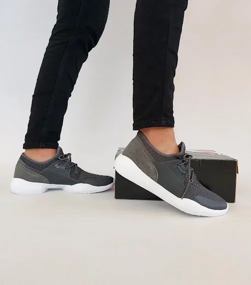 Tenis No Fear para caballero 444-GR color verde con gris
