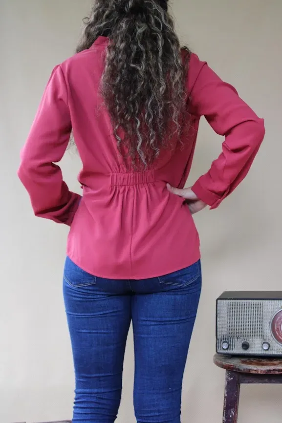 Blusa Favlux Fashion para dama color rojo