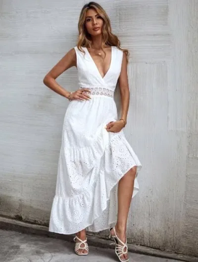 Vestido para dama color blanco
